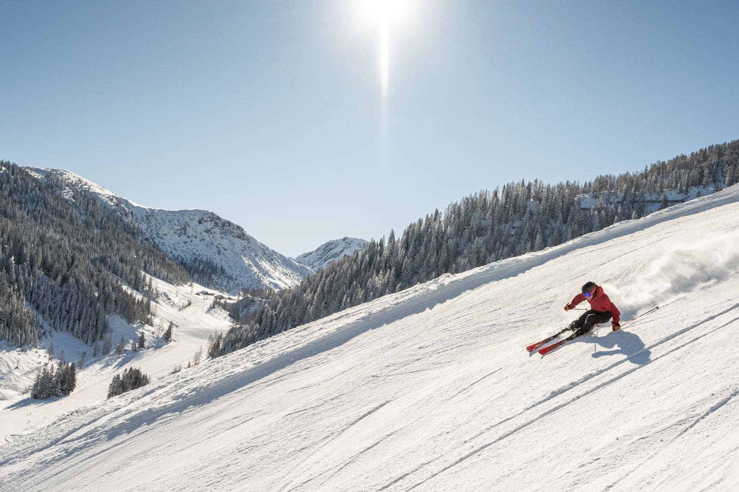 Firn Schnee Skifahren Salzburger Land Zauchensee