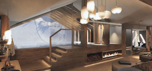 Panorama Whirlpool Wellness Familienhotel Zauchenseehof Visualisierung
