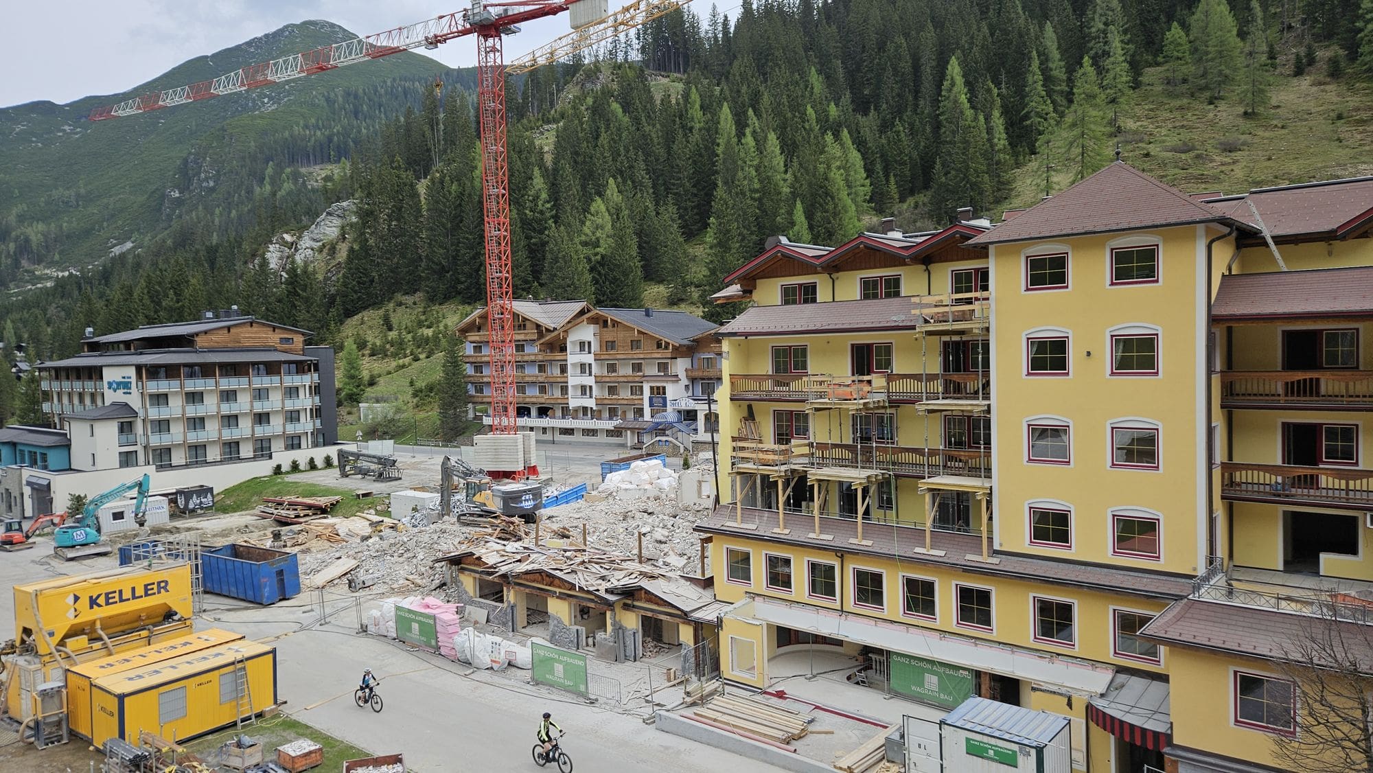 Baustelle Zauchenseehof Walchhofer 2025 01