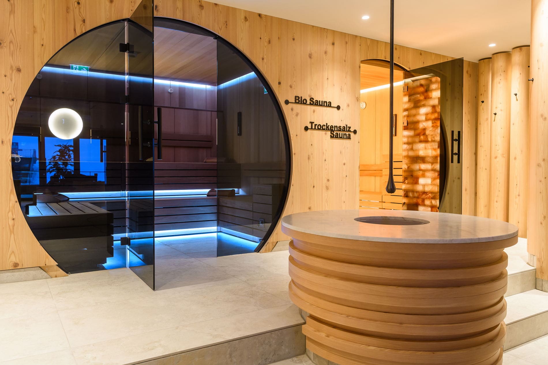 Biosauna Trockensalzsauna Familienhotel Zauchenseehof