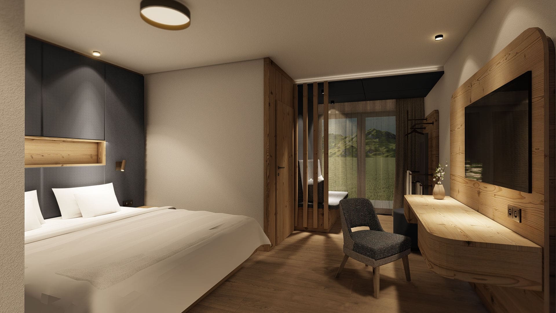 Familien Zimmer Neubau Hotel Zauchenseehof 01