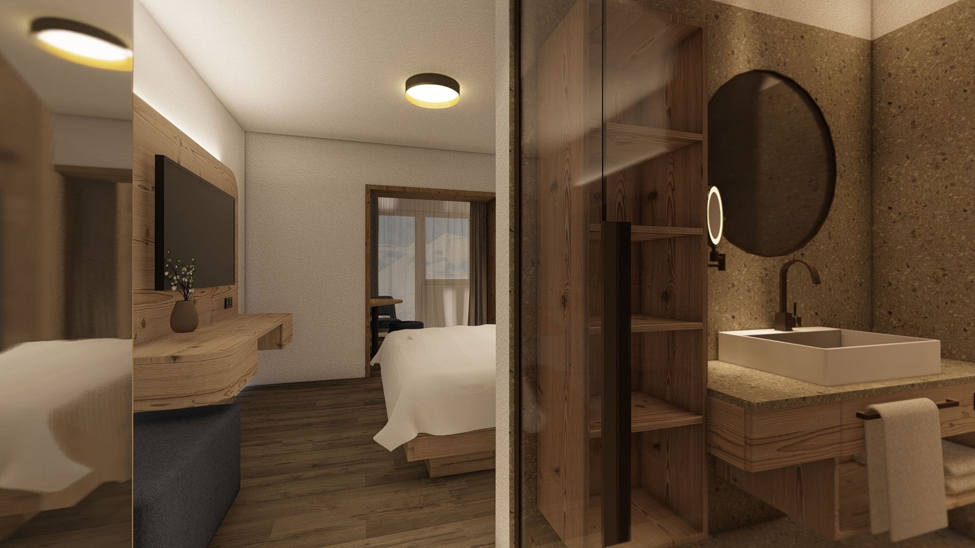 Familien Zimmer Neubau Hotel Zauchenseehof 04