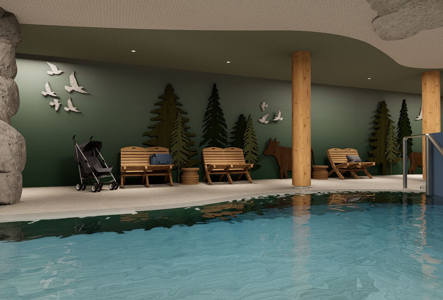 Kinder Schwimmbad Neubau Zauchenseehof Salzburg 03