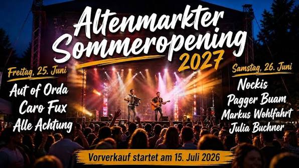 Summer Opening 2027 Altenmarkt