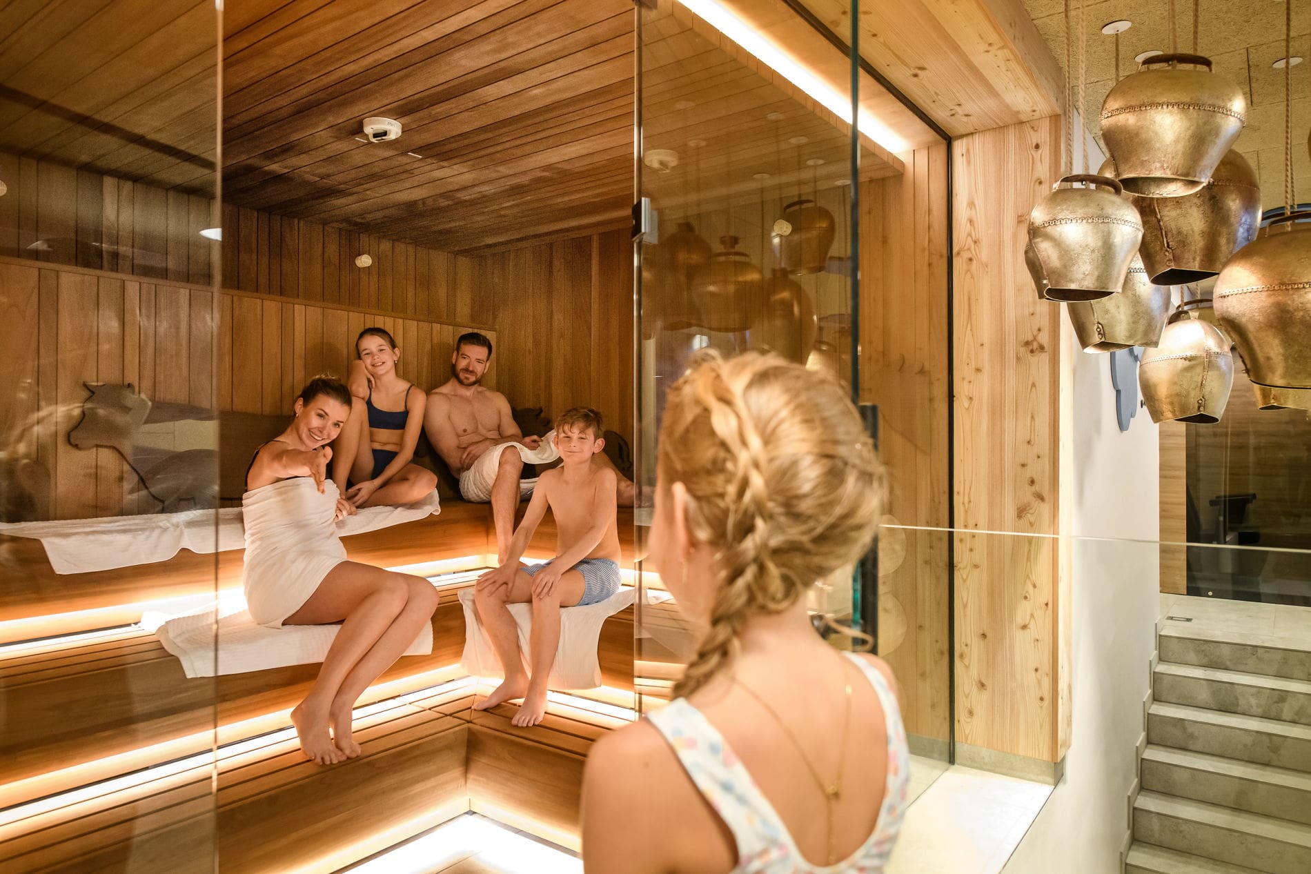 Textilsauna Familienhotel Zauchenseehof