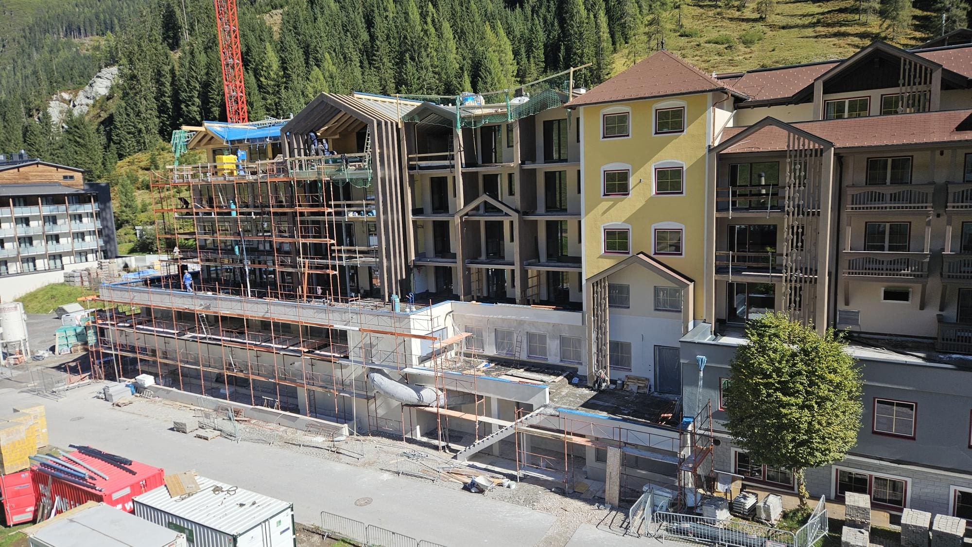 Zauchenseehof Baustelle Aussenansicht 2025 01